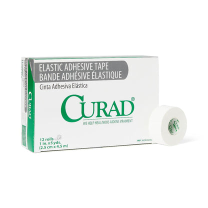 Curad Elastic Adhesive Bandages Tape 1" x 5yd