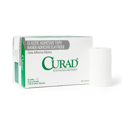 Curad Elastic Adhesive Bandages Tape 4" x 5yd