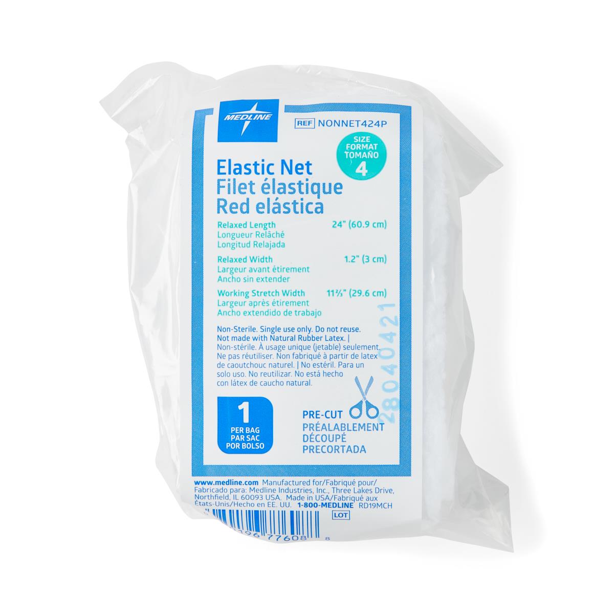 Precut Elastic Wound Retainer Nets
