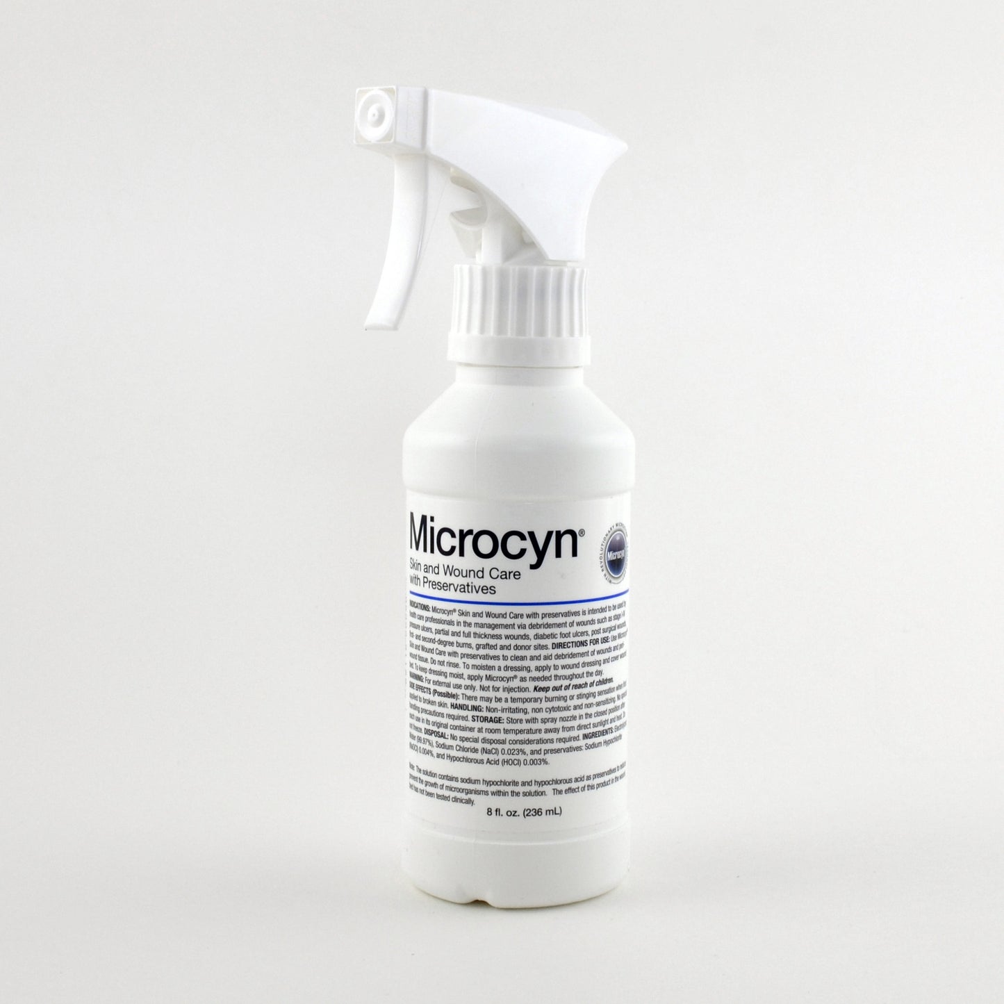 Microcyn Wound Cleanser Trigger Spray Bottle 8 oz