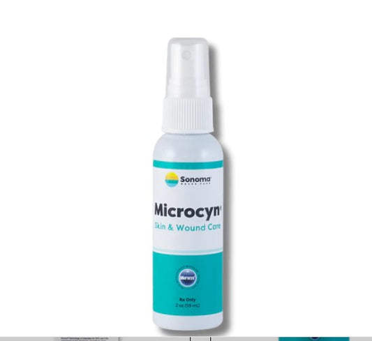 Microcyn Skin and Wound Cleanser, Pump Spray, 2 oz 1ct