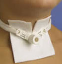 One-Piece Adult Trach-Tie Tracheostomy Tube Holder Large Neck