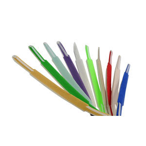 Rainbow Ties Tracheostomy Tube Holders Pastel Pack 10 Count
