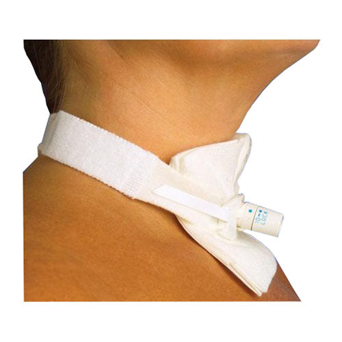 Two-Piece Trach Tube Holder Adult White