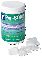 Par-Sorb Absorbent Gel Packets, 100 Per Jar 1ct