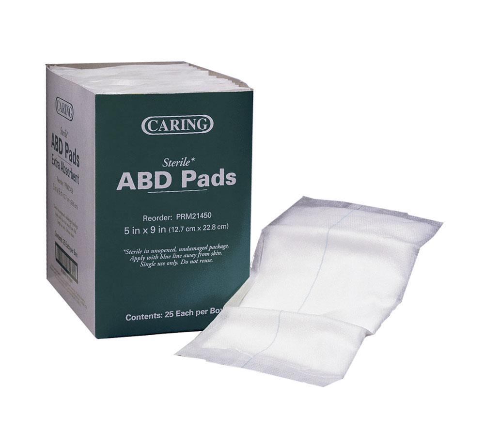 Essentials Nonsterile Abdominal Pads 5" x 9" 576/cs