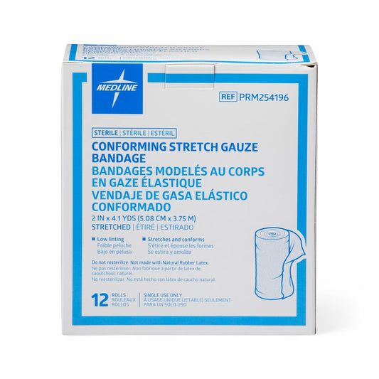 Sterile Conforming Stretch Gauze Bandages Yard Roll