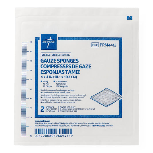 Sterile Woven Gauze Sponges 12-Ply