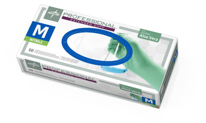 Professional Nitrile Chemo Exam Gloves Aloe 12" Powder-Free
