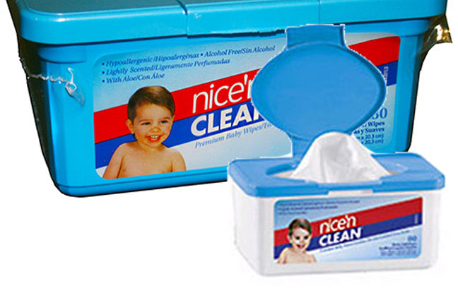 Nice and Clean Baby Wipes Scented 7" x 8" 1ct