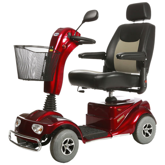 Pioneer 4 Heavy Duty Four-Wheel Scooter 400 lbs Red