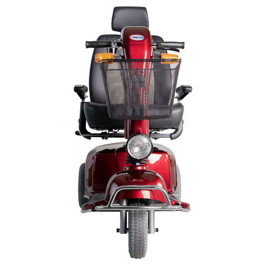 Pioneer 9 Heavy Duty Three-Wheel Scooter 500 lbs Red
