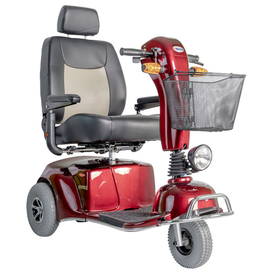 Pioneer 9 Heavy Duty Three-Wheel Scooter 500 lbs Red