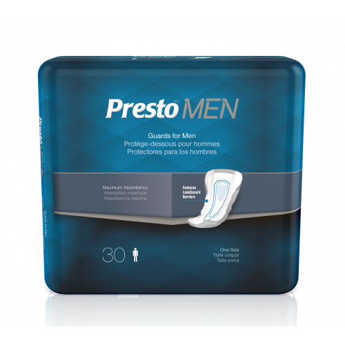 Presto Guards Maximum Absorbency Incontinence Pad for Men 12"