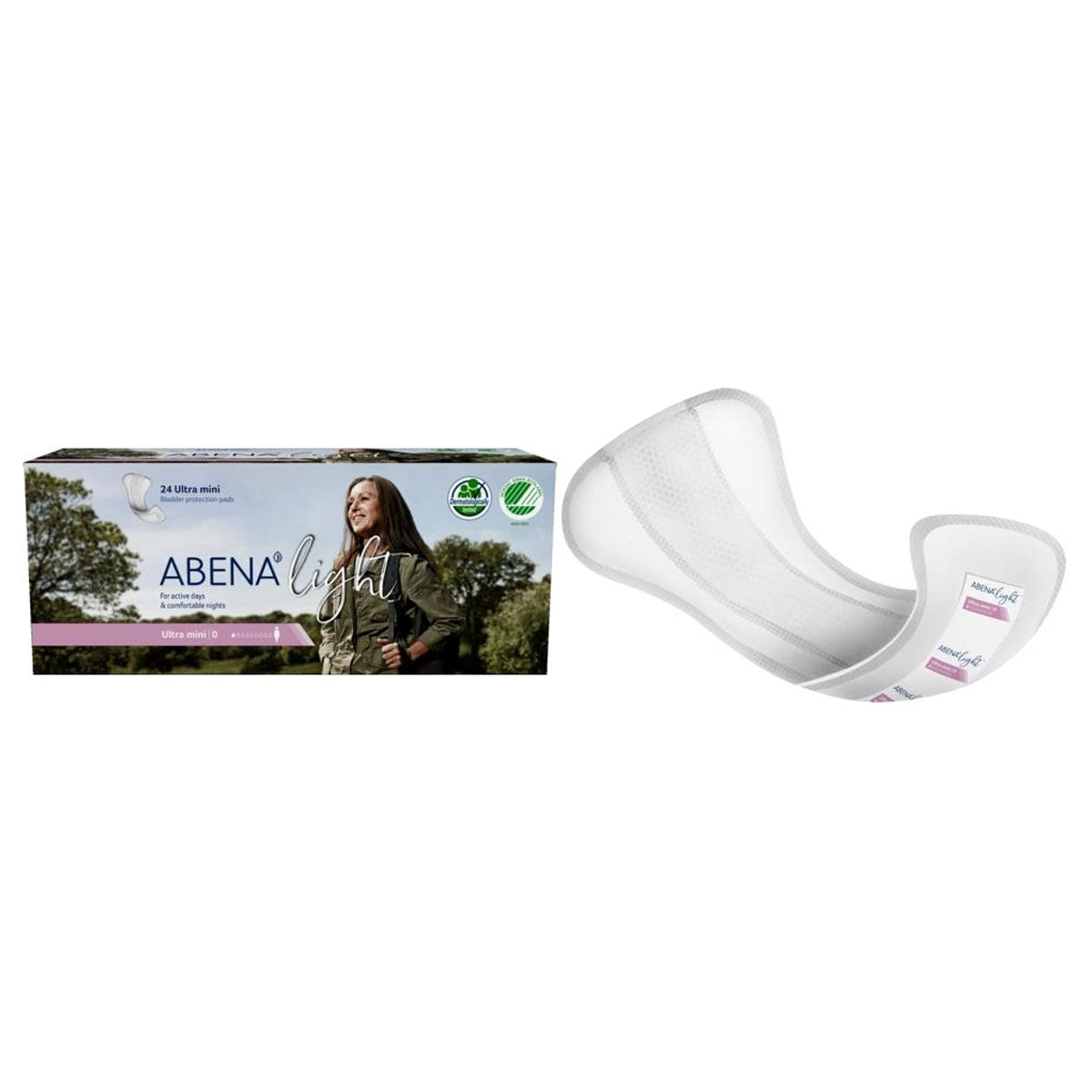 Light Protective Pads Ultra Mini 0 3.25" x 8" 24 Count