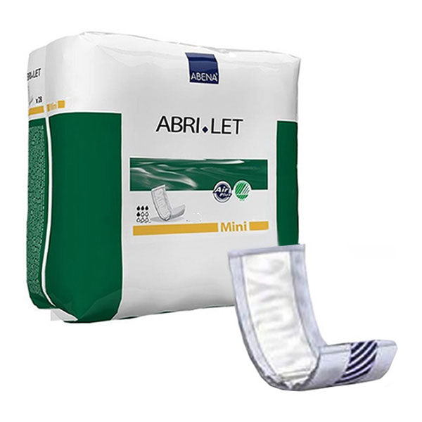 Abri-Let Fluff Pads Without Foil, Mini, 5.5" x 15", 500 ml 28ct