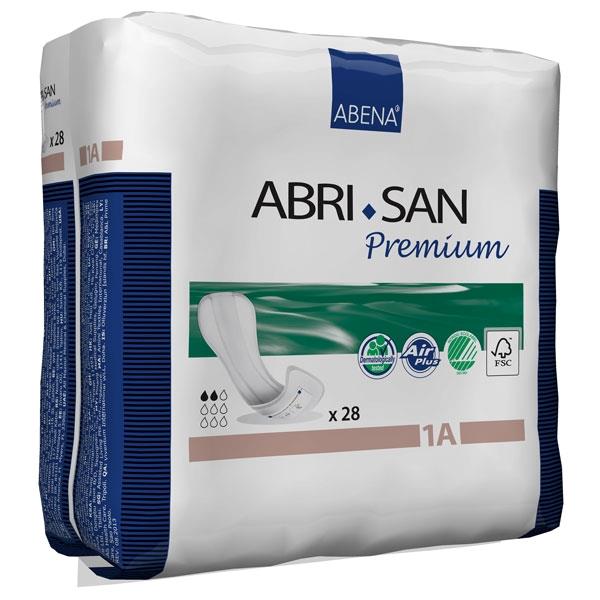 Abri-San Premium Pads, Size 1A, 4" x 11" L 28ct