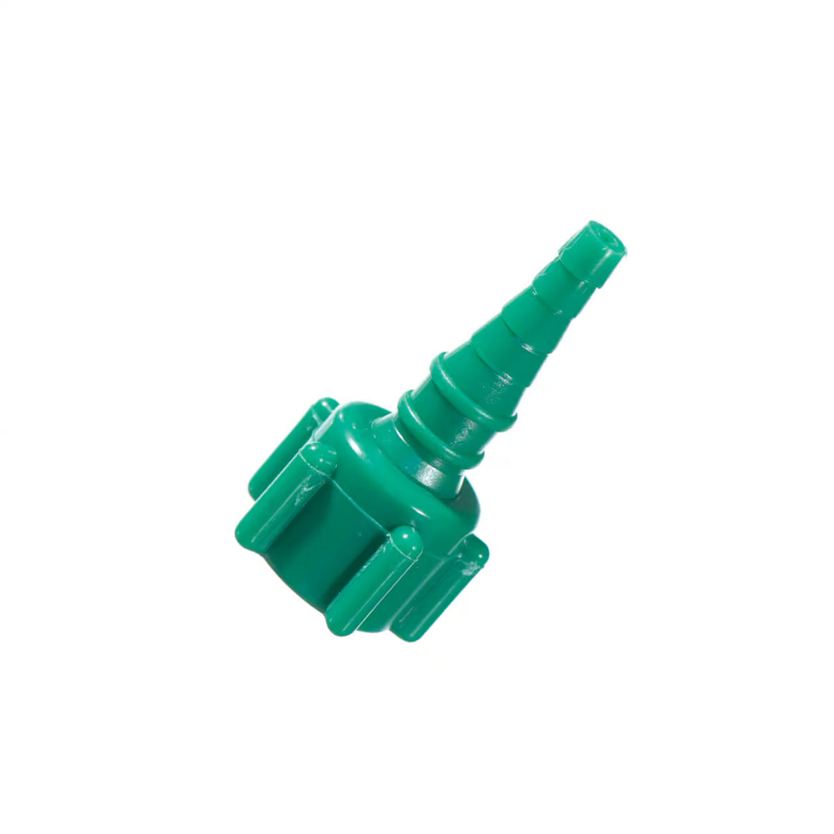 Oxygen Christmas Tree Connector with Swivel Green 10 Count