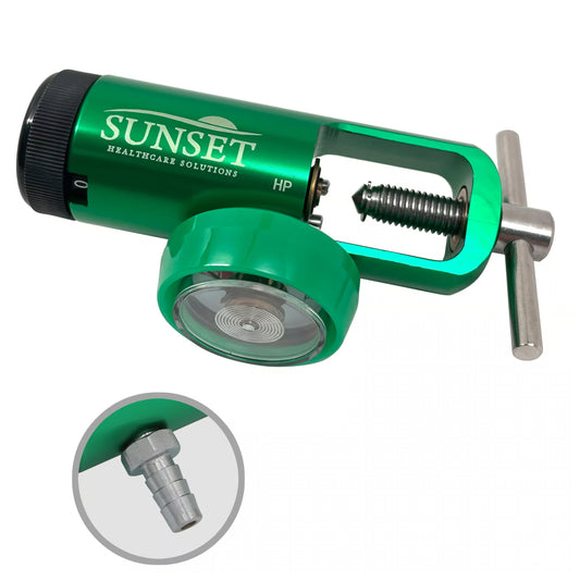 Mini CGA 870 Style Regulator 0-4 lpm Pediatric