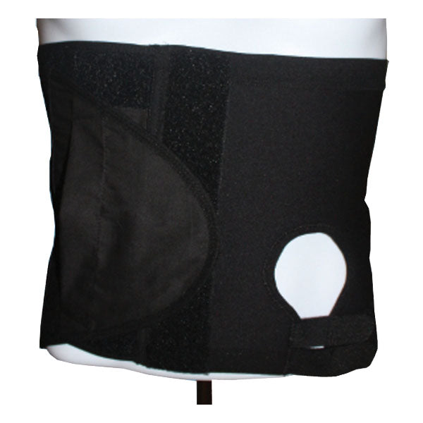 SecureWear Security Black 6" Support Belt With Opening Large Left