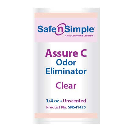Assure C Odor Eliminator 1/4 oz Travel Packet Unscented