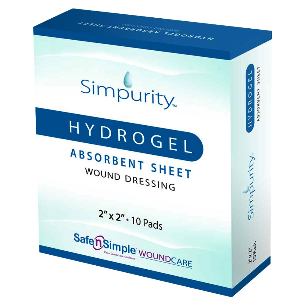 Simpurity Hydrogel Dressing 2" x 2"