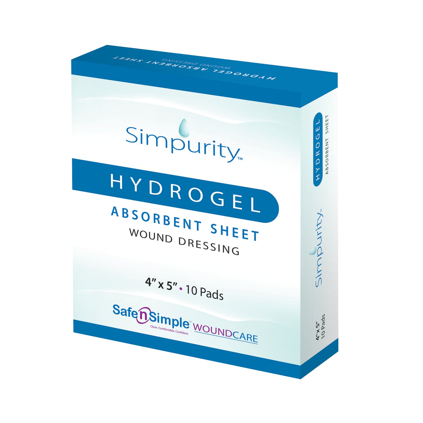 Simpurity Hydrogel Wound Dressing 4" x 5"
