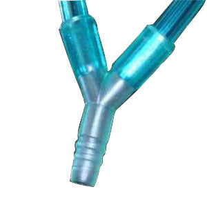 Y-Connector with 2 - 7' Bonded Green Tubes