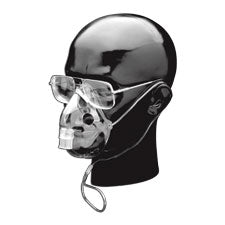 Adult Elongated Aerosol Mask without Tube Over Ear
