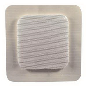 MediPlus-Comfort Foam Border Ag Island Dressing 4" x 4" Pad Size 2.4" x 2.4" Sterile