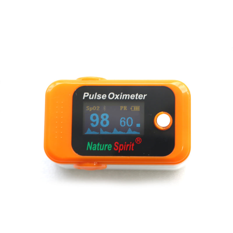 NatureSpirit Bluetooth Fingertip Oximeter, Telehealth Ready 1ct