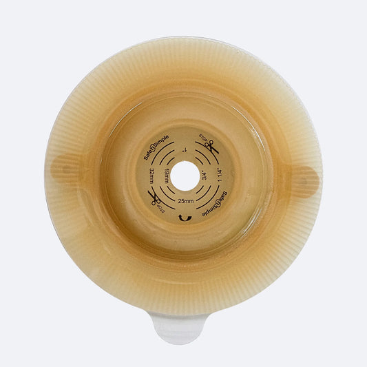 Safe N Simple LLC Diameter Two-Piece Round Convex Wafer Standard Wear White Flange Cut-to-Fit