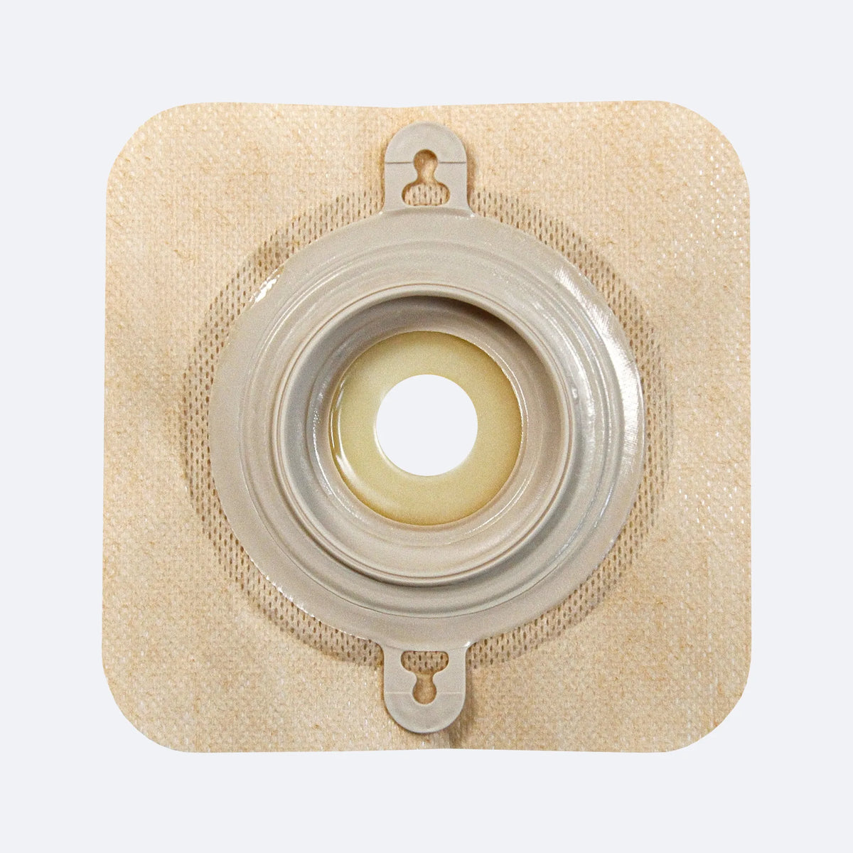 Safe N Simple Two-Piece Wafer Extended Wear Convex with Tape Collar Beige Flange Pre-Cut Stoma Opening