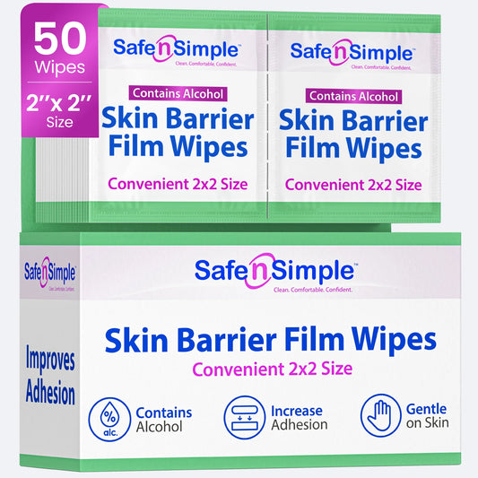 Skin Barrier Film Wipes 2" x 2" Alcohol