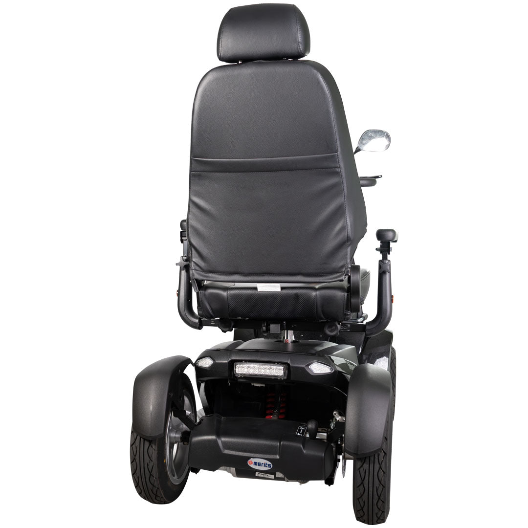 Silverado Extreme Full Suspension Four-Wheel Scooter 450 lbs Black