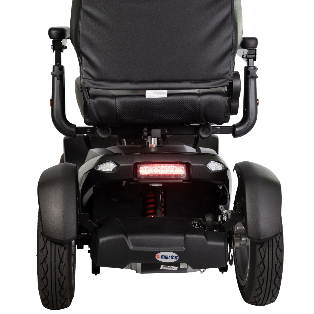 Silverado Extreme Full Suspension Four-Wheel Scooter 450 lbs Black