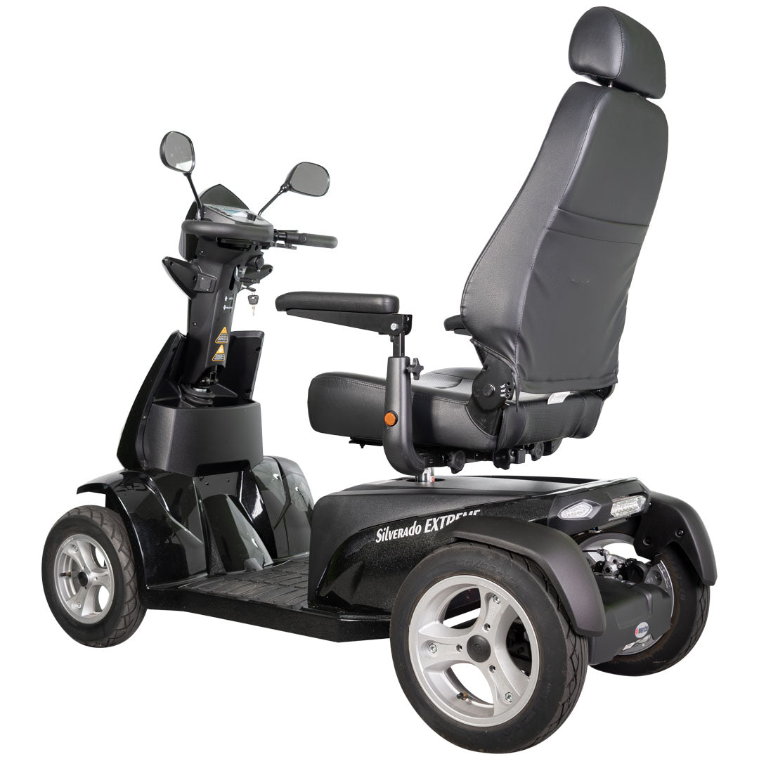 Silverado Extreme Full Suspension Four-Wheel Scooter 450 lbs Black