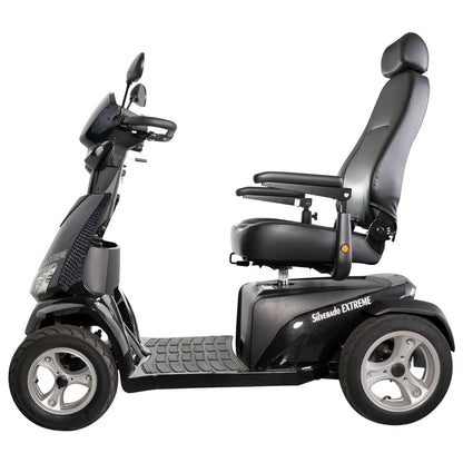 Silverado Extreme Full Suspension Four-Wheel Scooter 450 lbs Black