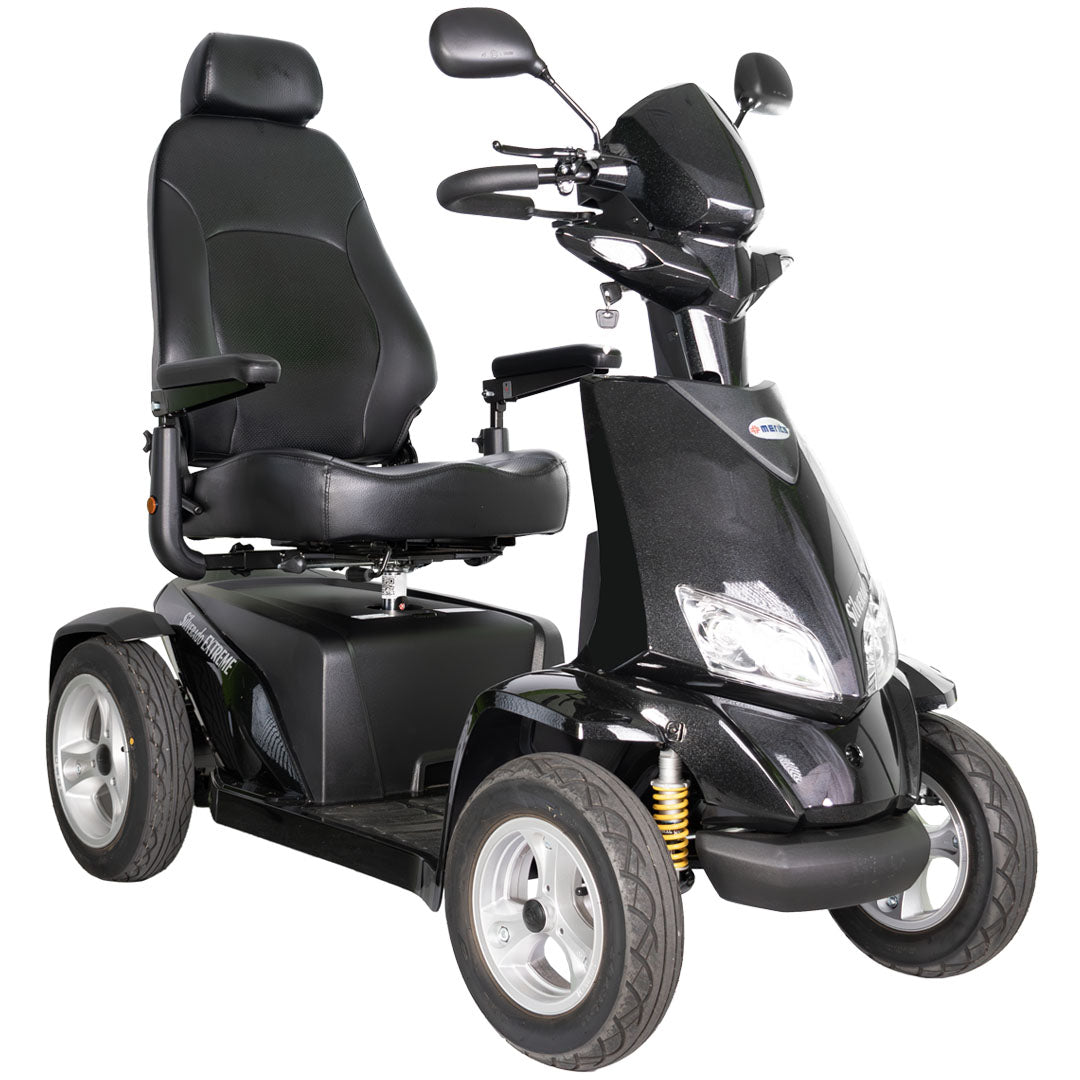 Silverado Extreme Full Suspension Four-Wheel Scooter 450 lbs Black