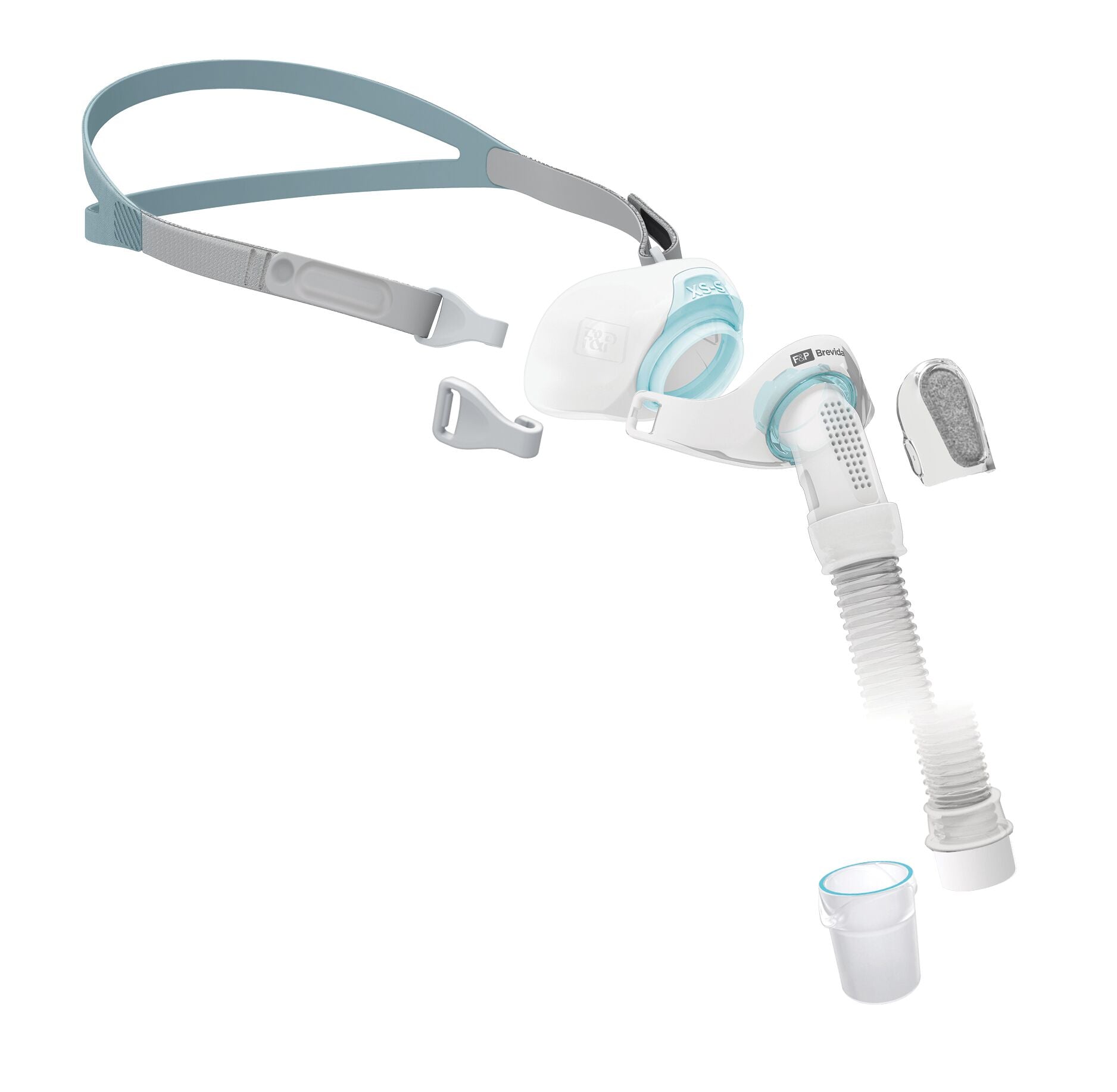 Brevida Nasal Pillow Mask with Headgear Fit Pack