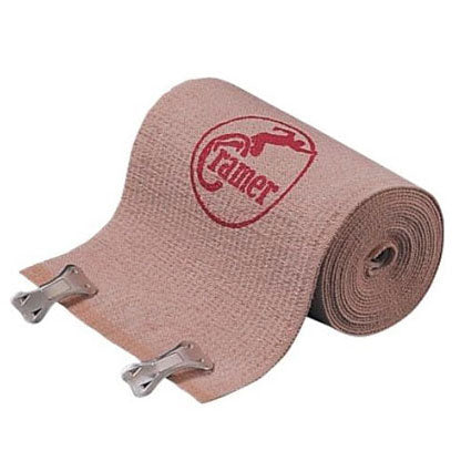 Cramer Deluxe Woven Elastic Wrap Beige 6" x 5 Yards