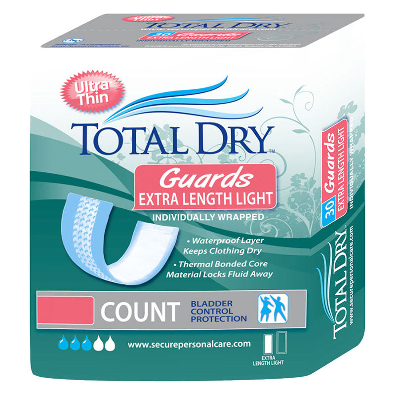 TotalDry Extra Length Guards Light 3.5" x 11"
