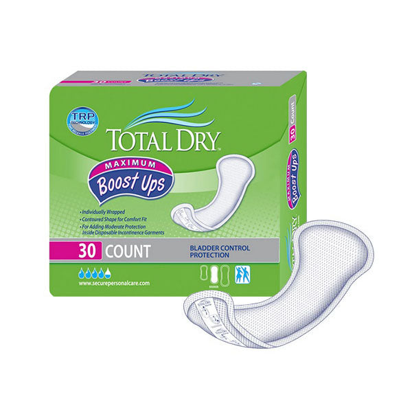TotalDry Booster Pads Maximum 13.75" Long