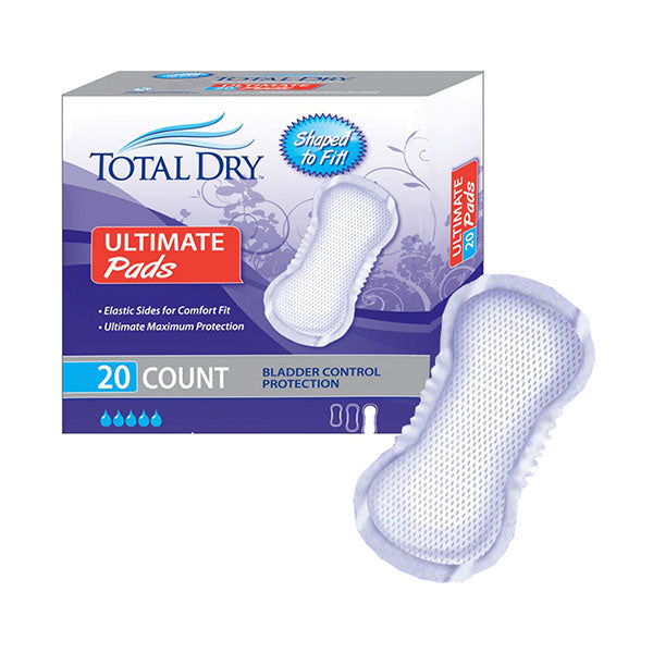 TotalDry Pads Ultimate 16.5" Long 20 Count