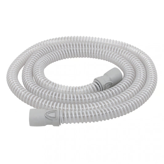 Slim Style CPAP Smoothbore Tubing with 22mm Cuffs 6'. L Gray