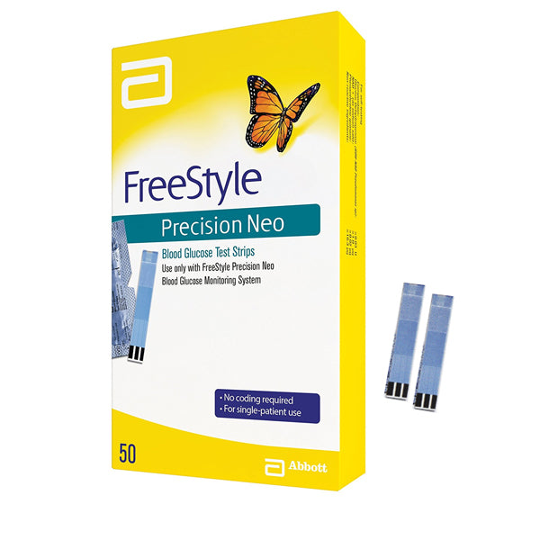 FreeStyle Precision Neonatal Blood Glucose Test Strip 50 Count