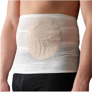 StomaSafe Classic Ostomy Support Garment Large/X-Large 45-1/2" - 57" Hip Circumference White 3 Count