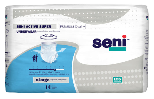 Seni Active Super Pull-On Underwear, Extra Large 14ct