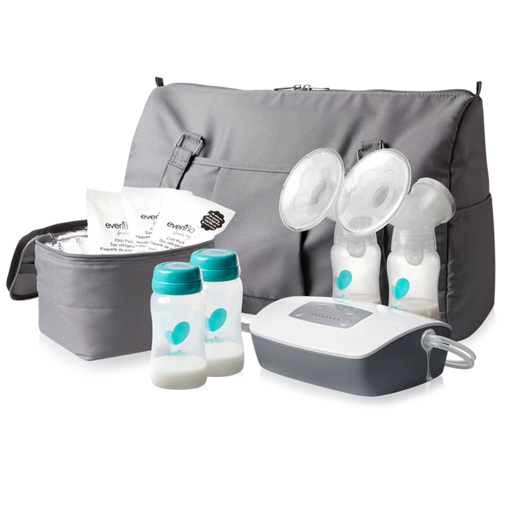 Evenflo Deluxe Advanced Double Electric Breast Pump Retail Packaging