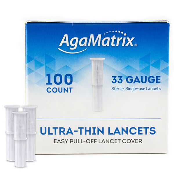 AgaMatrix Lancet 33G 100 Count